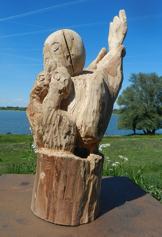 beeldhouwen in hout