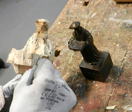 beeldhouwen in hout